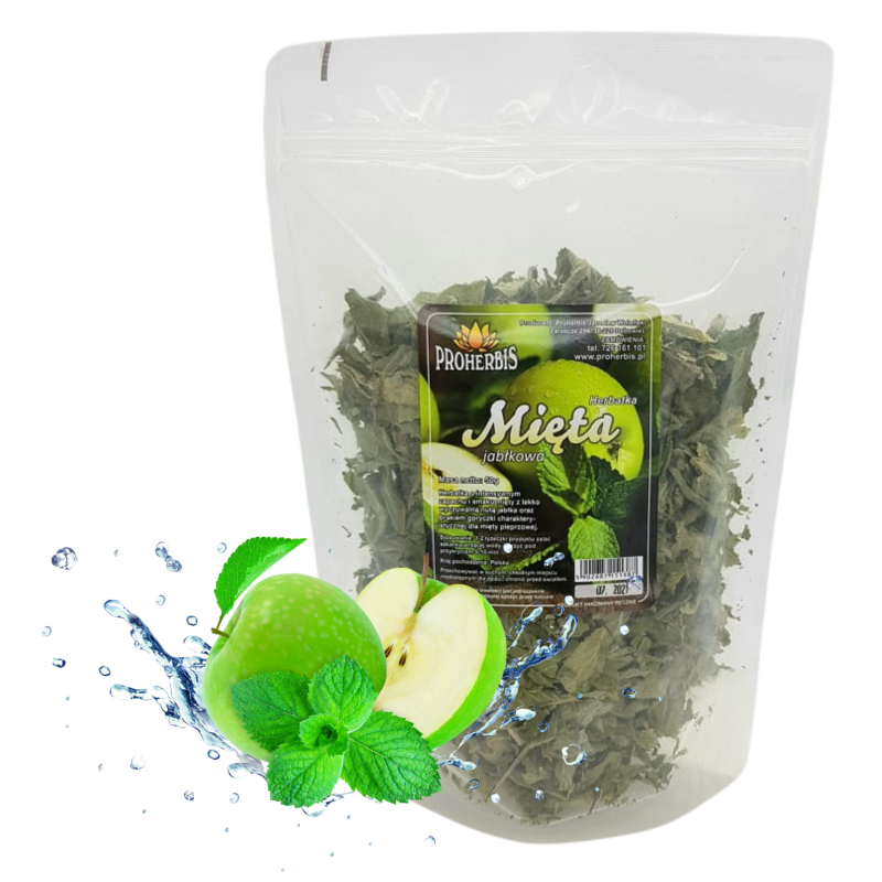 Mięta jabłkowa 50g  na trawienie i relaks aromatyczna herbata ziołowa