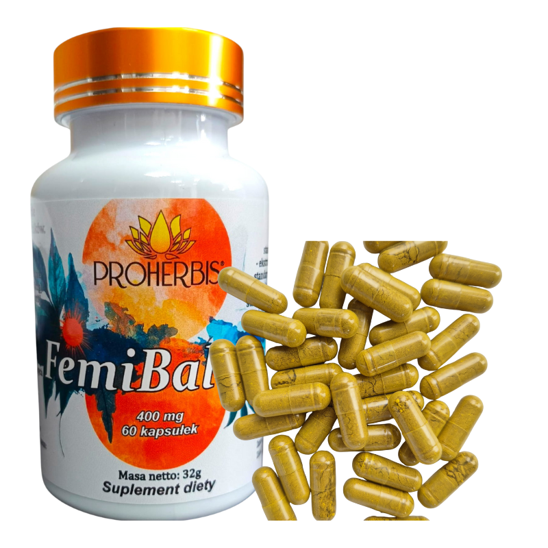 Femibalans 60kaps – suplement dla kobiet wspierający równowagę hormonalną i dobre samopoczucie
