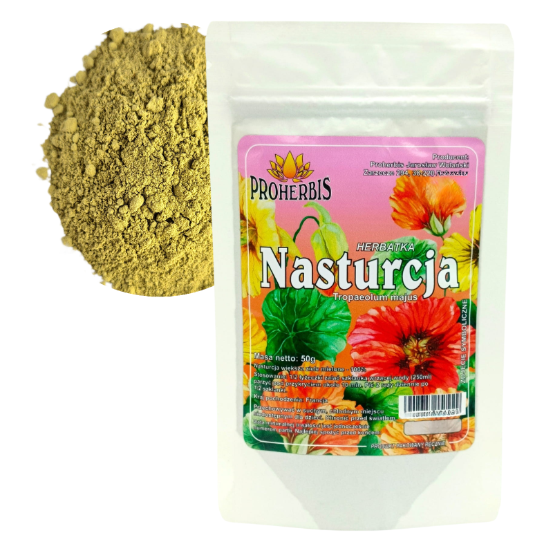 Nasturcja większa 50 g — ziele mielone