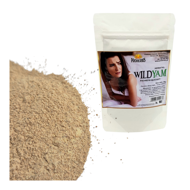 Pochrzyn włochaty Wild Yam 50 g — korzeń mielony