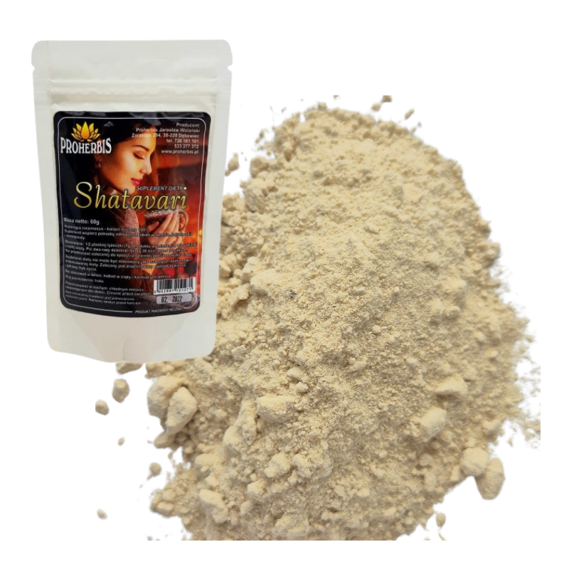Shatavari 60g Proherbis – naturalne wsparcie dla kobiet