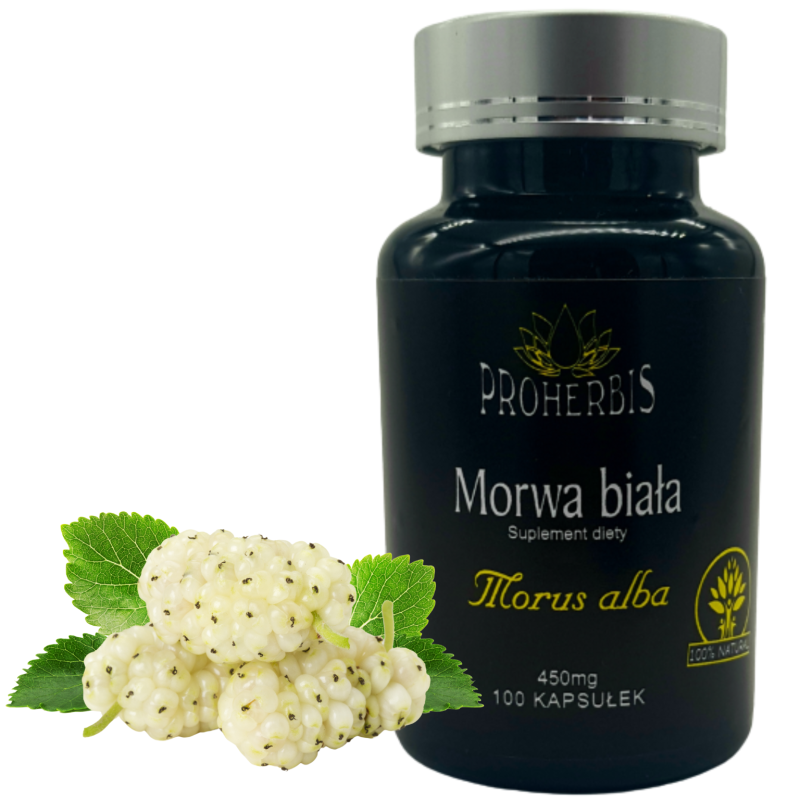 Morwa biała 450 mg 100 kaps — Proherbis