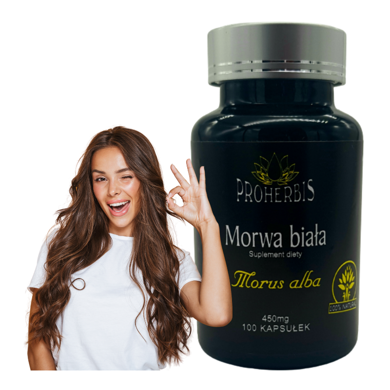 Morwa biała 450 mg 100 kaps — Proherbis