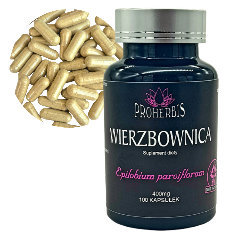 Wierzbownica drobnokwiatowa 400 mg 100 kaps