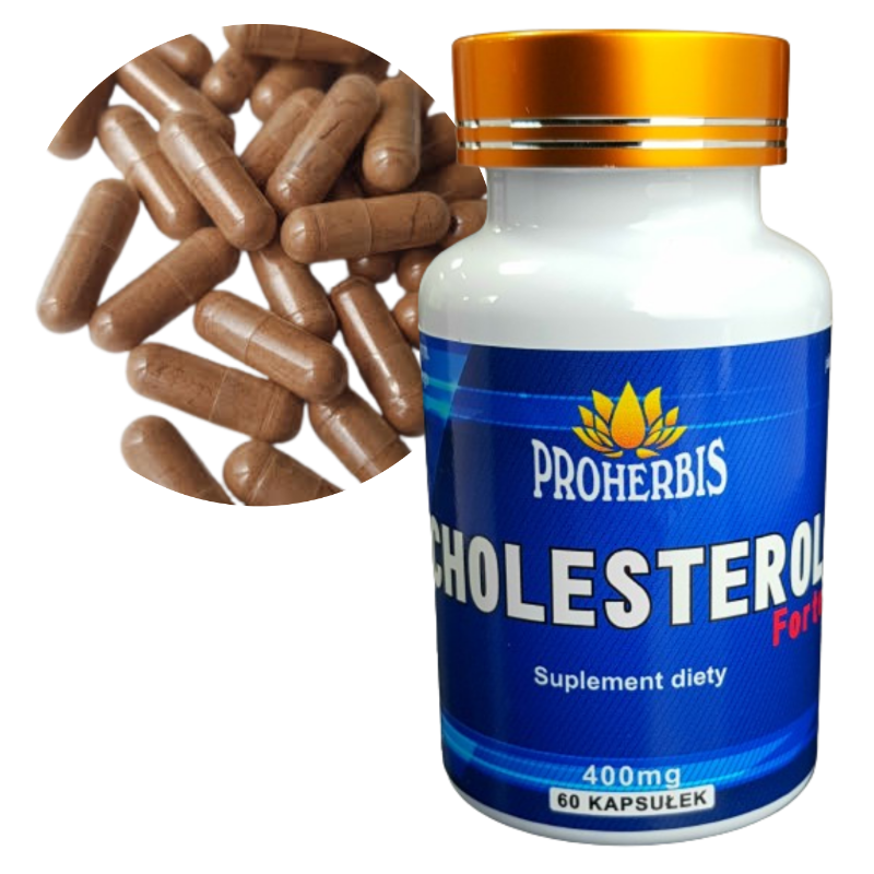 Cholesterol Forte 60 kaps — karczoch i monakolina K