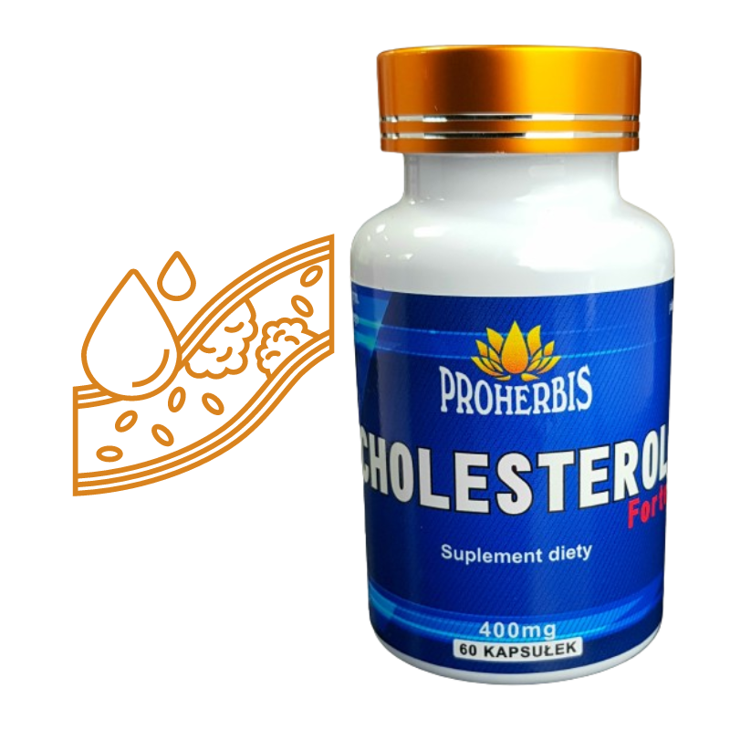 Cholesterol Forte 60 kaps — karczoch i monakolina K