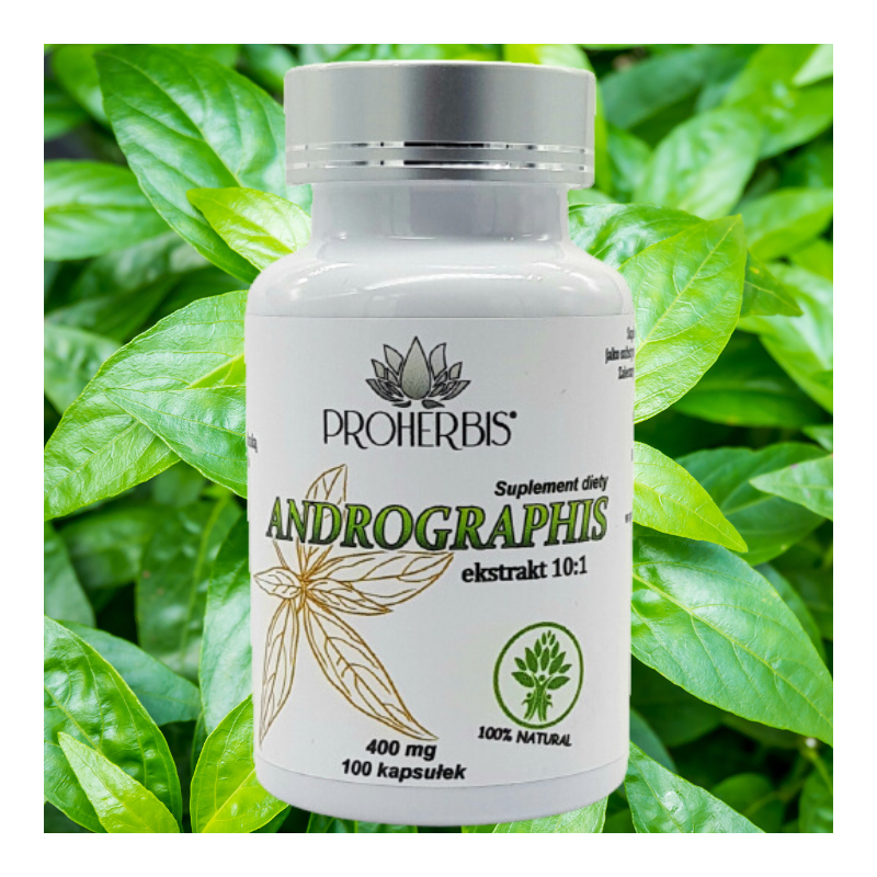 Andrographis paniculata 400 mg 100 kaps — Proherbis