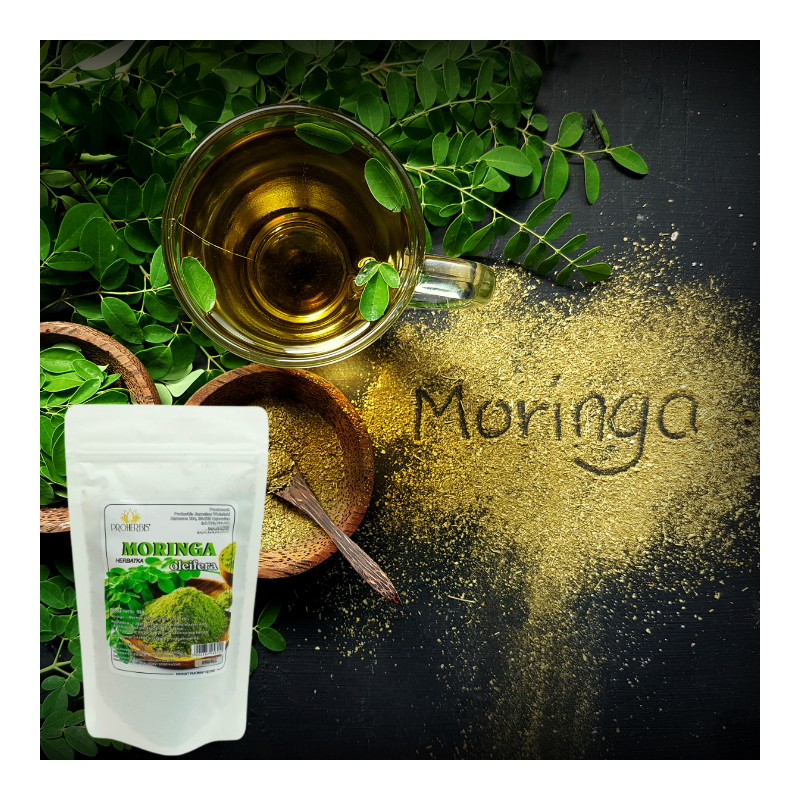 Moringa oleifera liść cięty 50 g — Proherbis