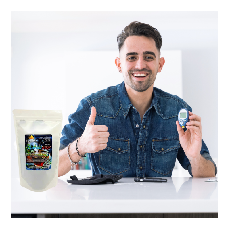 Herbata DiabetoStop – naturalne wsparcie dla prawidłowego poziomu cukru we krwi (100 g)