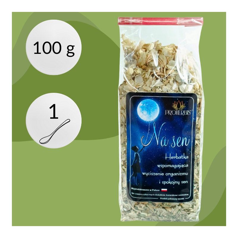 Herbatka na sen – naturalne wsparcie wyciszenia i spokojnego snu (100 g)