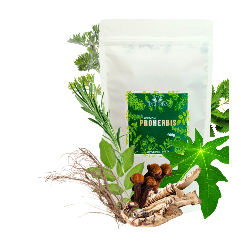 Proherbis 100g – herbatka oczyszczająca z orzechem włoskim i piołunem