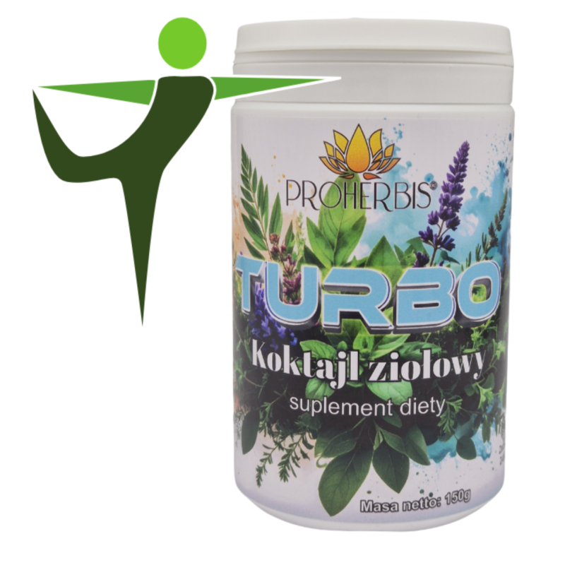 Turbo Koktajl Ziołowy 150g Proherbis – ENERGIA i ODPORNOŚĆ