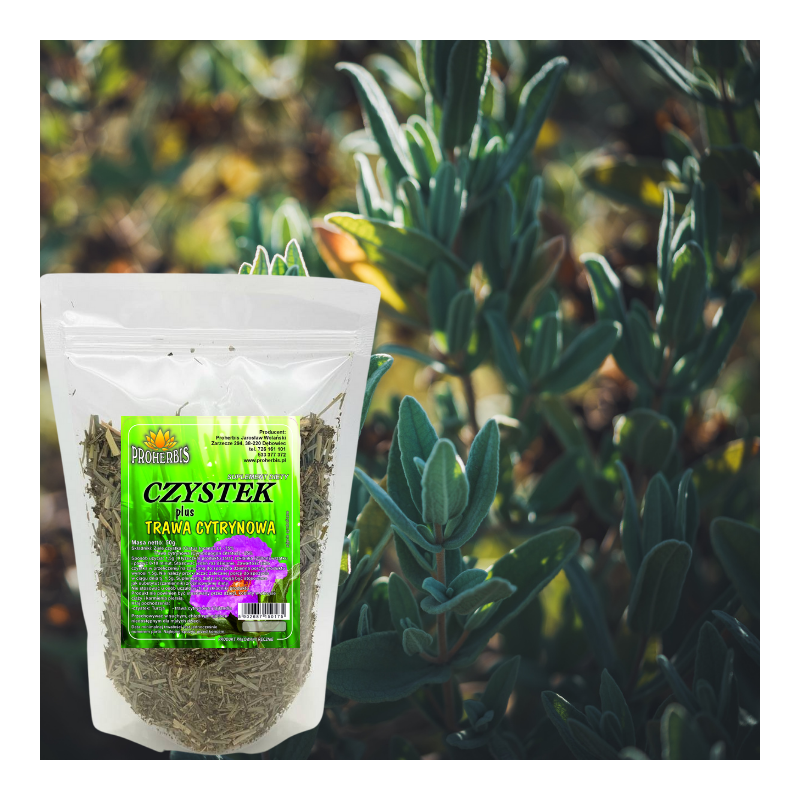 Czystek z trawą cytrynową zdrowie orzeźwienie każdego dnia 50g
