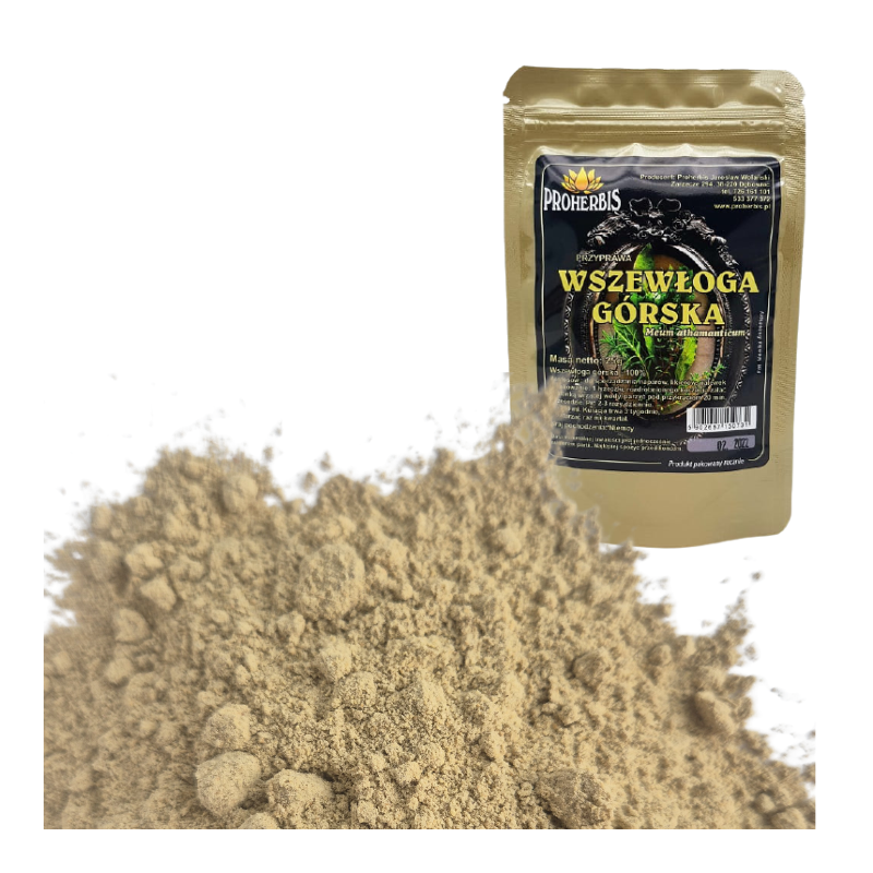 Wszewłoga górska mielona 25g Proherbis naturalna wysokiej jakości