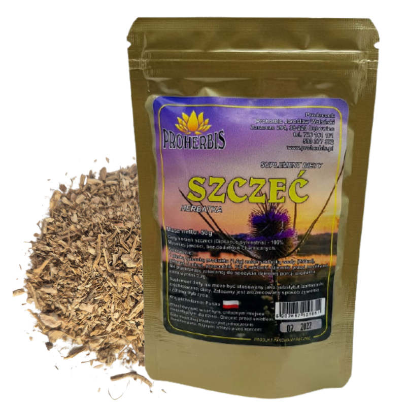 Szczeć Korzeń Cięty 50g Proherbis Herbatka Suplement Diety