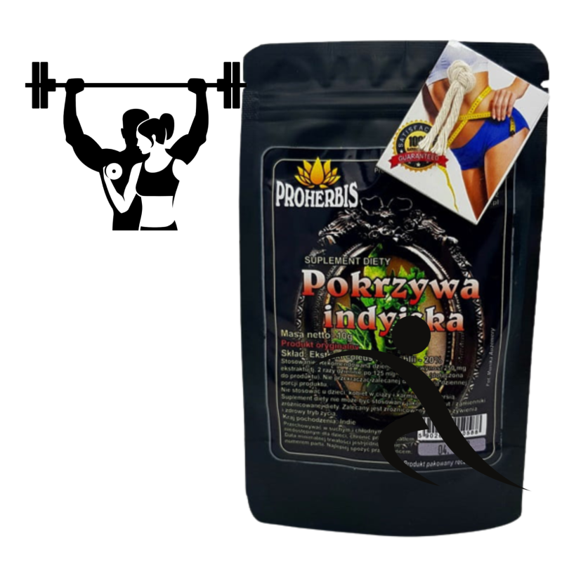 Pokrzywa Indyjska Forskolina 10g Proherbis – metabolizm sylwetka – Indie