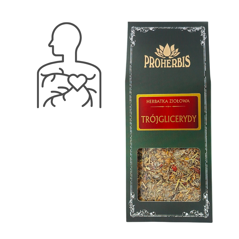 Herbatka Trójglicerydy Proherbis 120 g – mieszanka ziołowa