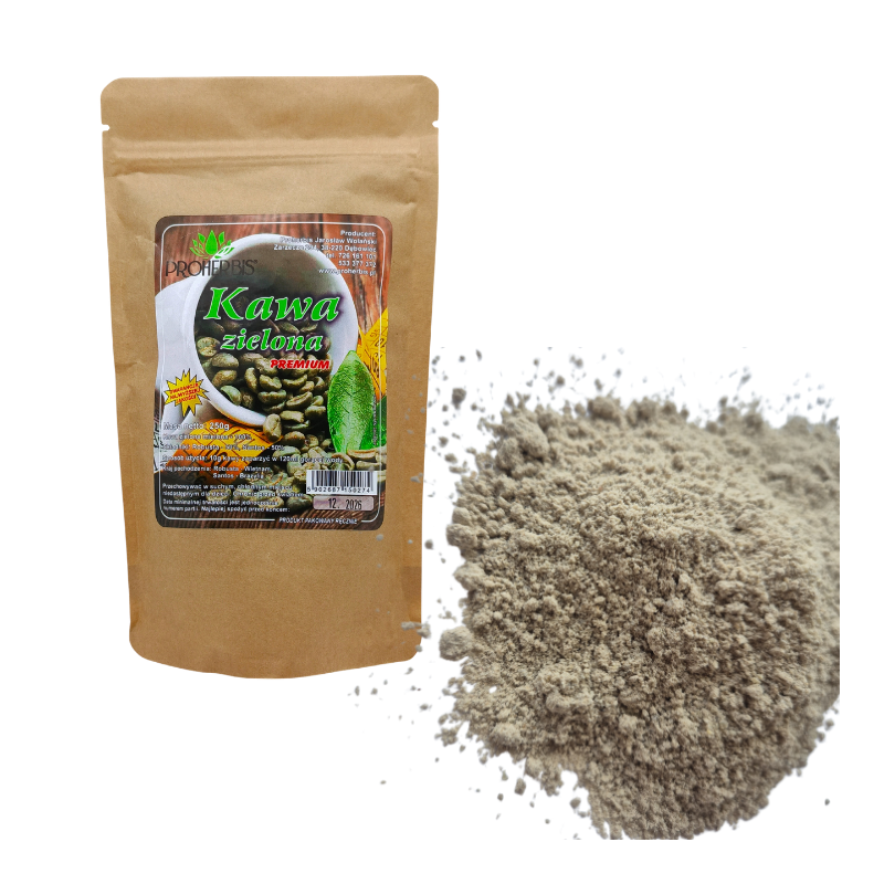 Kawa Zielona 250g PROHERBIS – Naturalne Wsparcie Metabolizmu