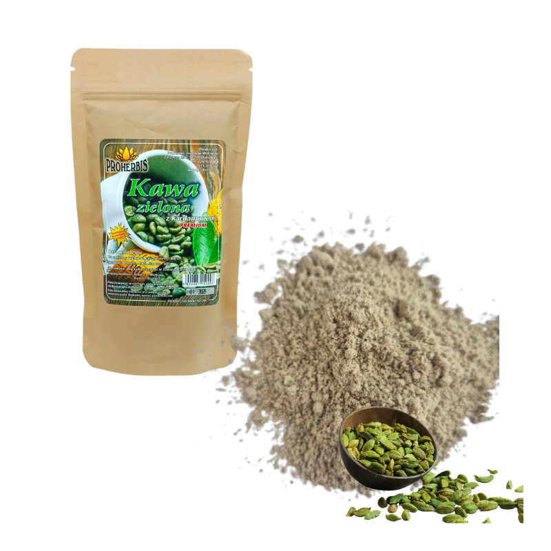 Kawa Zielona 250g z Kardamonem Proherbis – Naturalne Wsparcie Metabolizmu