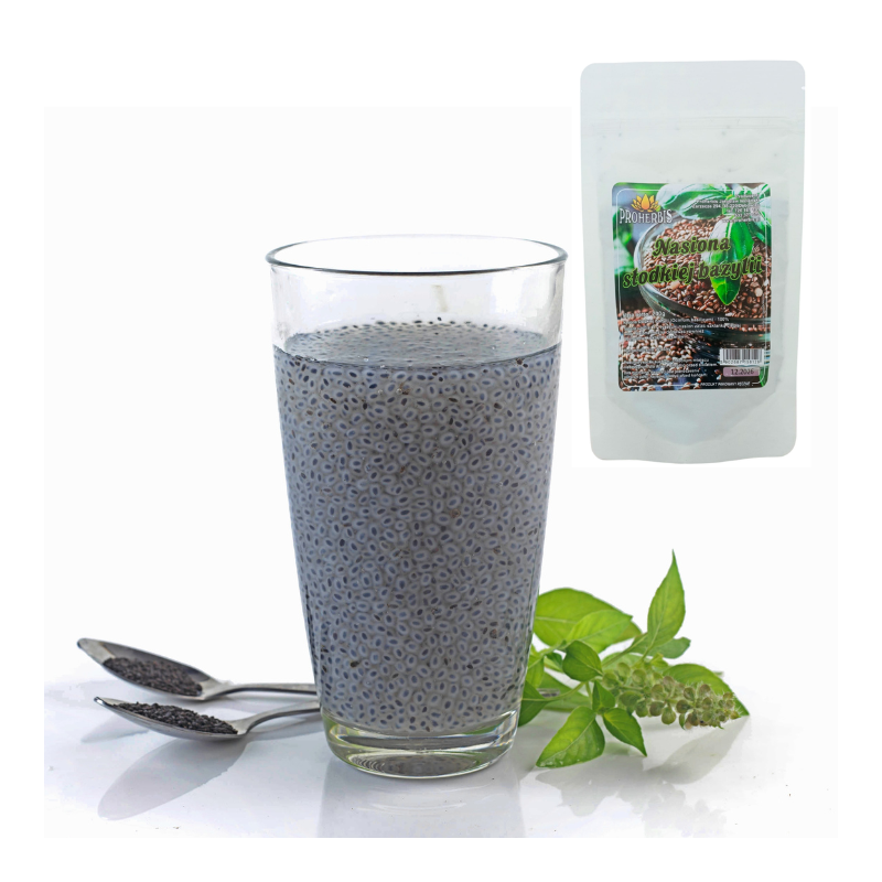 Nasiona słodkiej bazylii 200g 100% naturalne idealne do jogurtu i napojów