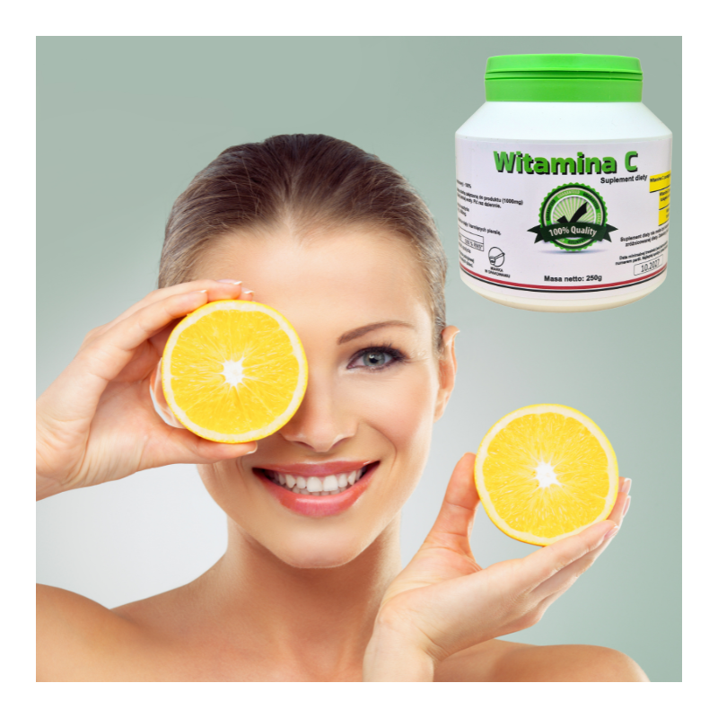 Witamina C Kwas L-askorbinowy WSPARCIE ODPORNOŚCI 250g suplement diety