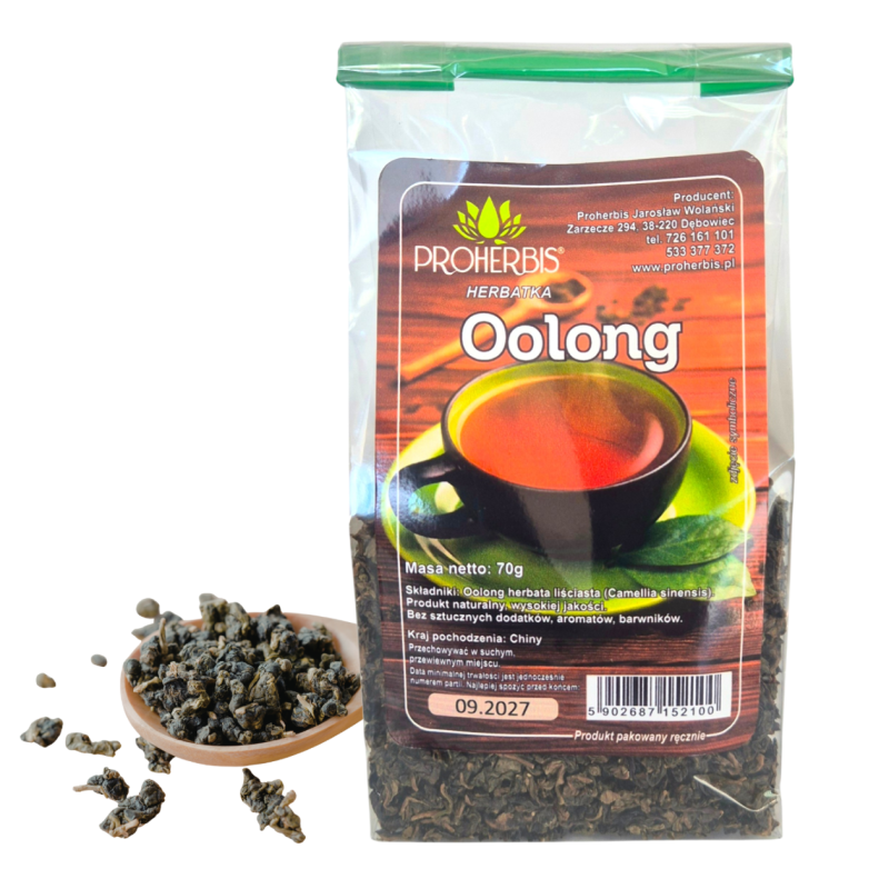 Herbata Oolong 70g Proherbis – naturalna herbata liściasta Oolong