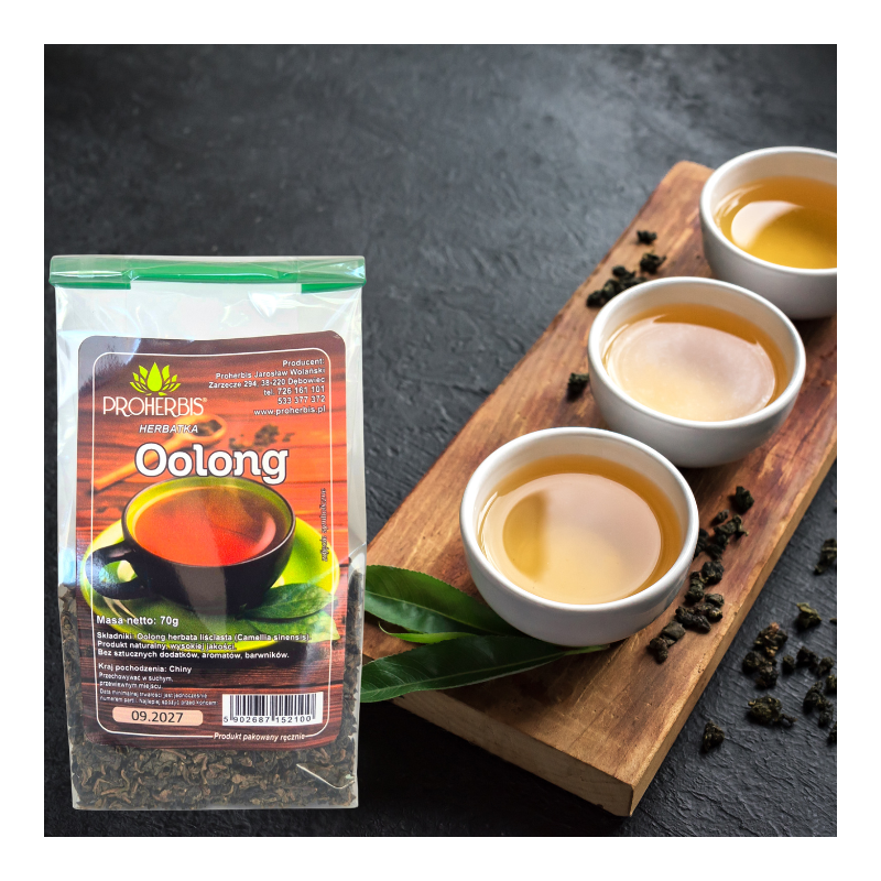 Herbata Oolong 70g Proherbis – naturalna herbata liściasta Oolong