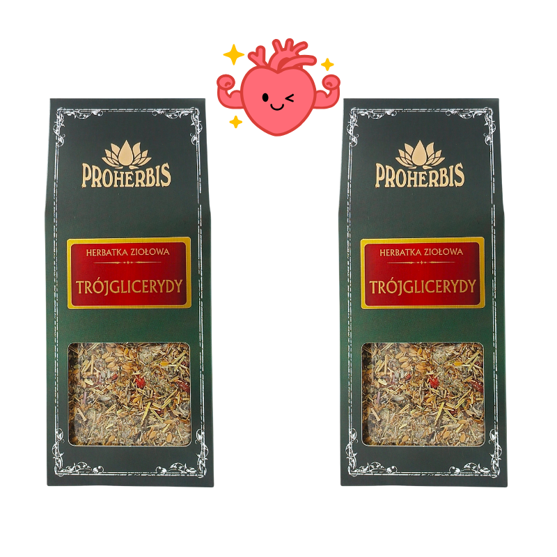 Herbatka Trójglicerydy 2x120 g Proherbis ZESTAW ziołowa na cholesterol