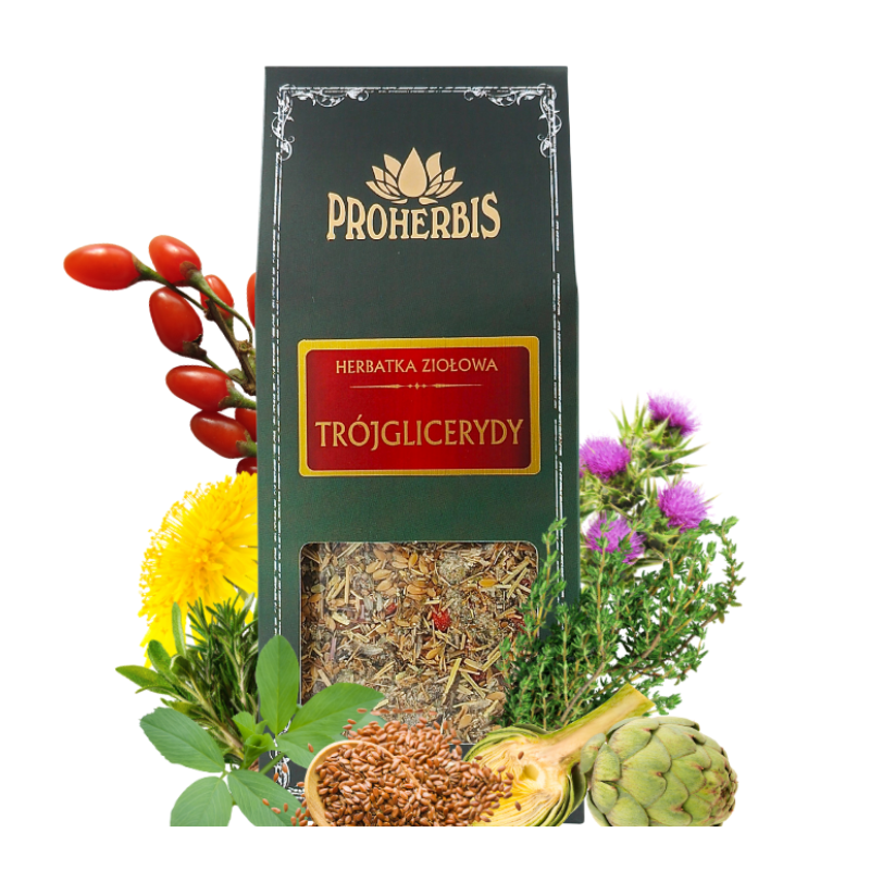 Herbatka Trójglicerydy 2x120 g Proherbis ZESTAW ziołowa na cholesterol