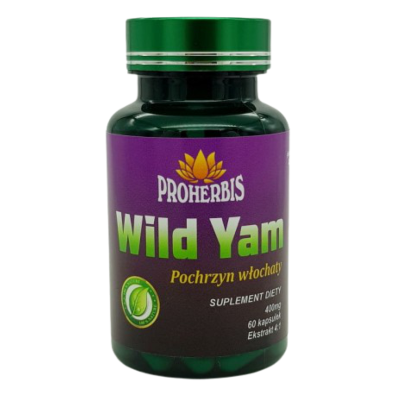 Proherbis Wild Yam Pochrzyn Włochaty 60 kapsułek kobieca równowaga