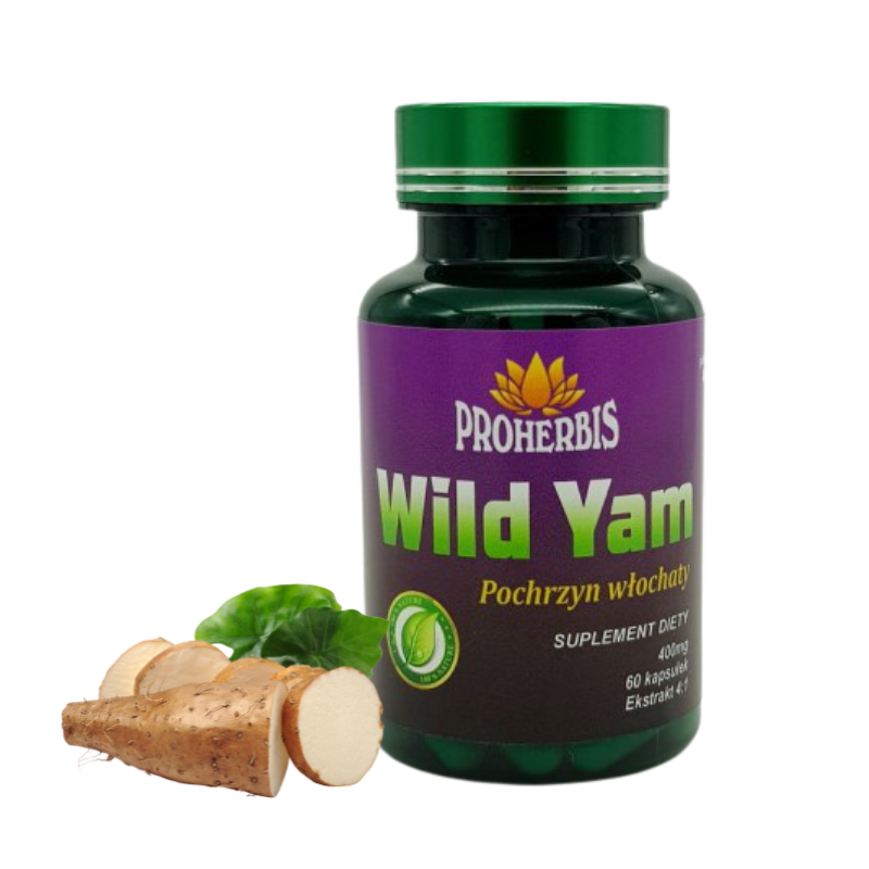 Proherbis Wild Yam Pochrzyn Włochaty 60 kapsułek kobieca równowaga