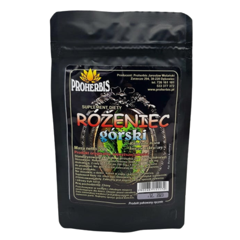 Różeniec górski 20:1 20 g — Proherbis