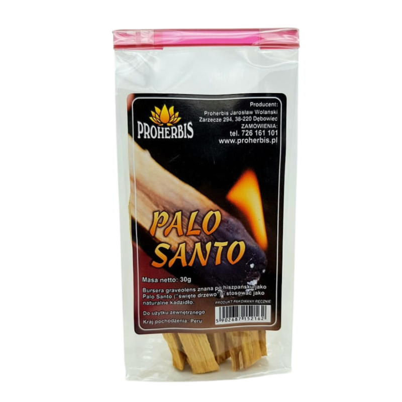 Palo Santo 30g Proherbis naturalne kadzidło Święte Drzewo
