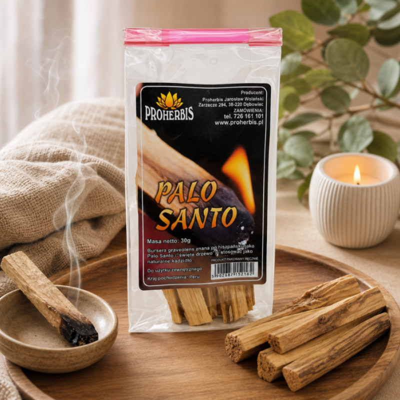 Palo Santo 30g Proherbis naturalne kadzidło Święte Drzewo