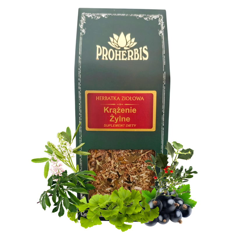 Herbatka Krążenie Żylne 100 g — Proherbis