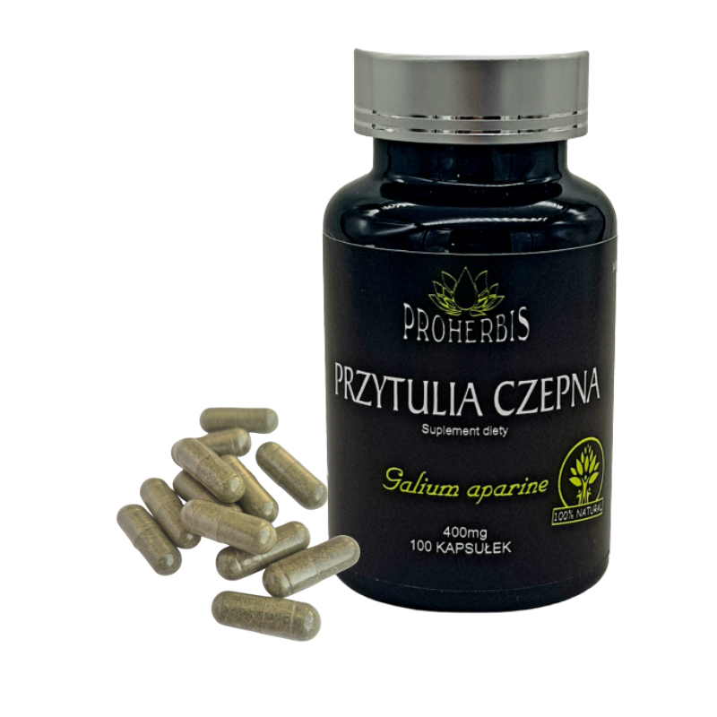 Podagrycznik 100kaps 450 mg + Przytulia czepna 100kaps ZESTAW podagra limfa