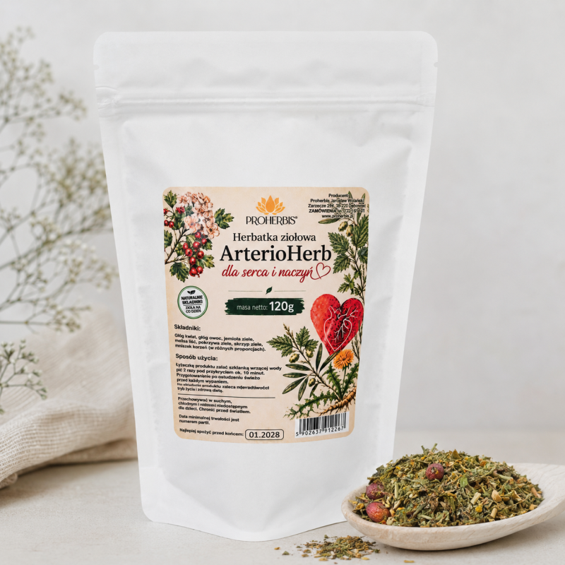ArterioHerb 120g Proherbis herbatka dla serca i naczyń