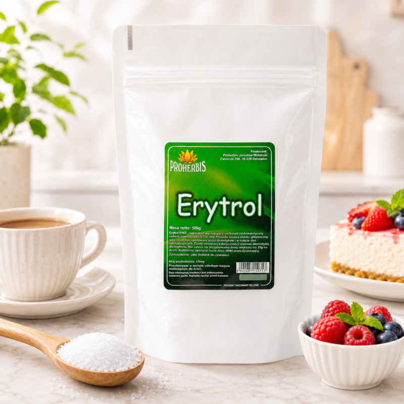 Erytrol E968 500 g — słodzik stołowy
