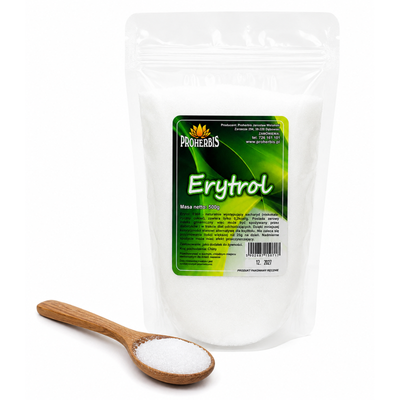 Erytrol E968 500 g — słodzik stołowy