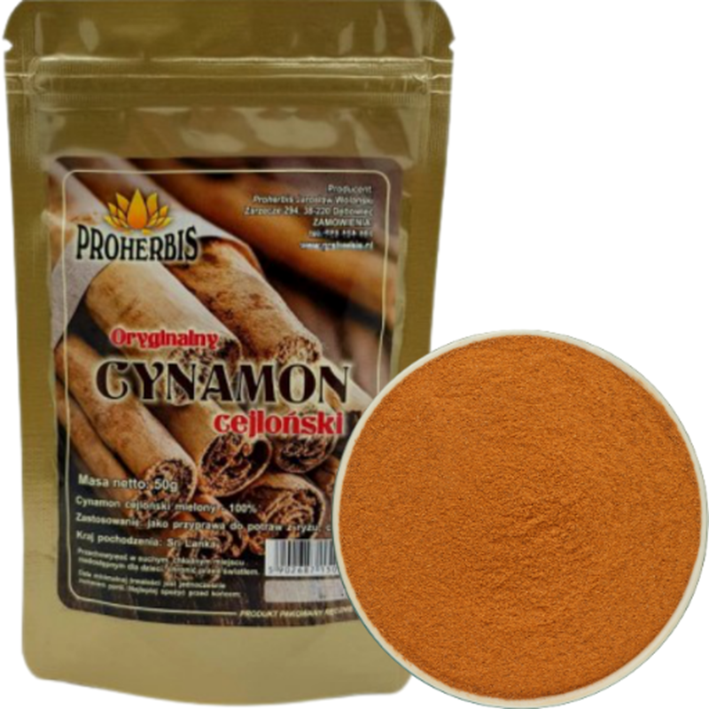 Cynamon cejloński mielony 50 g — Sri Lanka