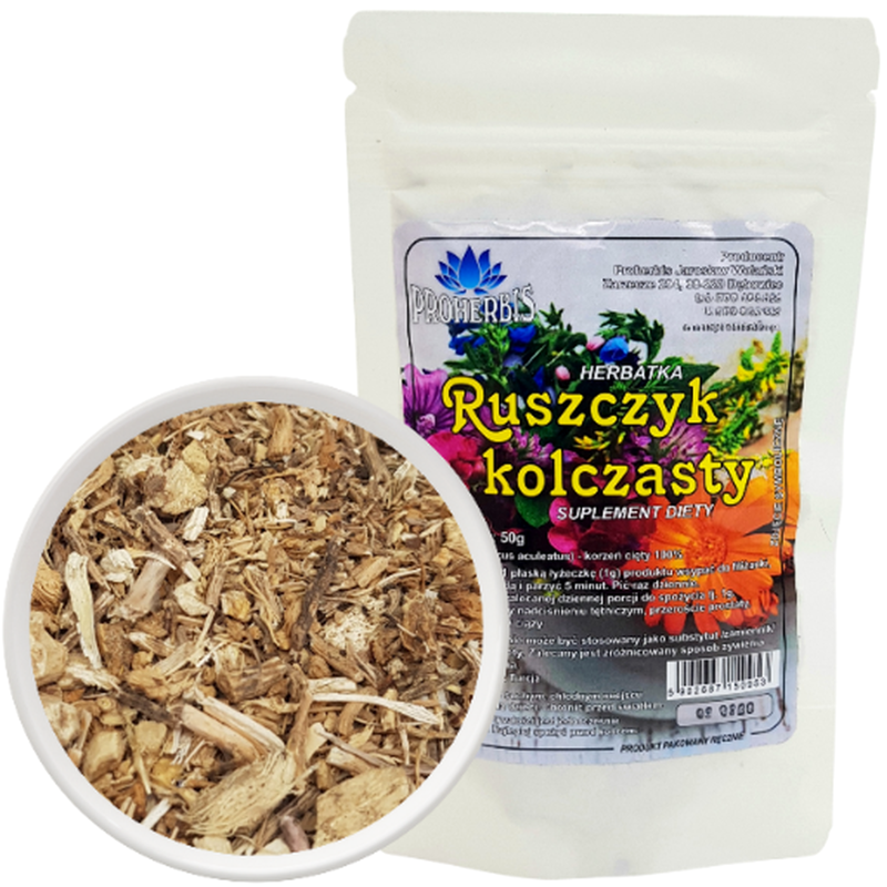 Ruszczyk kolczasty 50 g — korzeń cięty