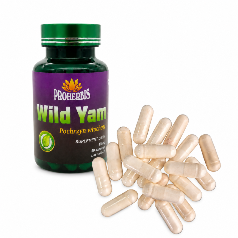 Wild Yam Pochrzyn Włochaty 60 kaps — Proherbis