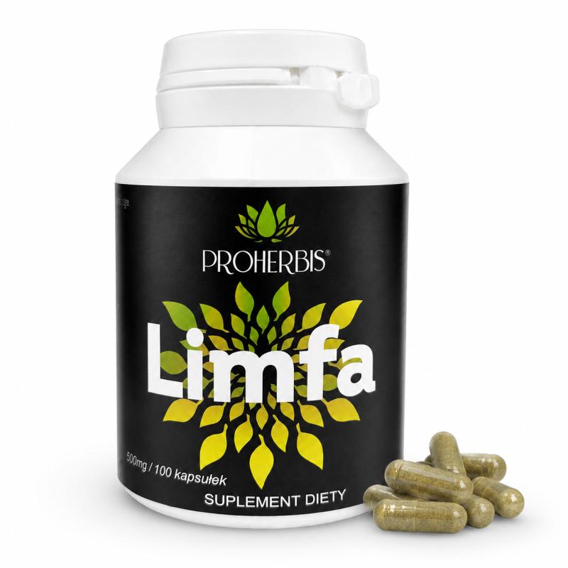 Limfa 100 kaps Proherbis 500mg przytulia pokrzywa suplement diety
