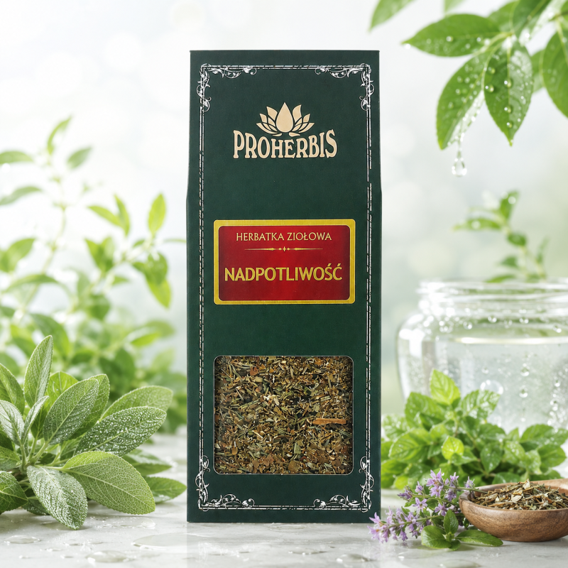 Herbatka Nadpotliwość 100 g — Proherbis