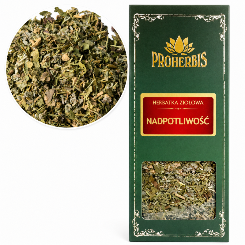 Herbatka Nadpotliwość 100 g — Proherbis