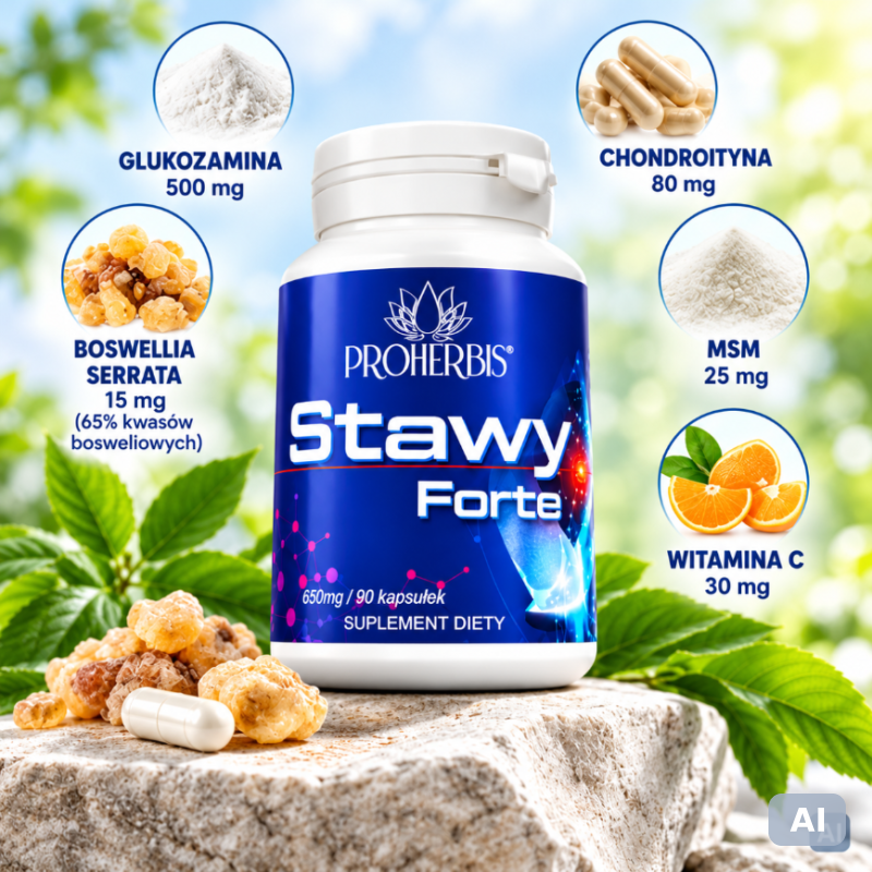 Stawy Forte 90 kaps – glukozamina, MSM | Proherbis