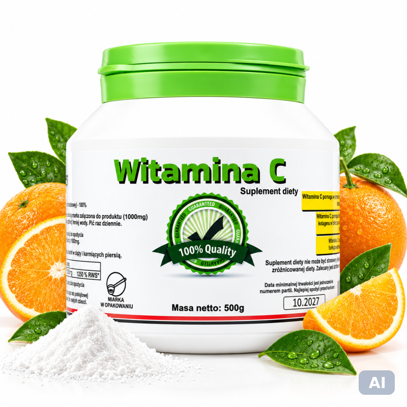 Witamina C 500 g – Kwas L-askorbinowy | Proherbis