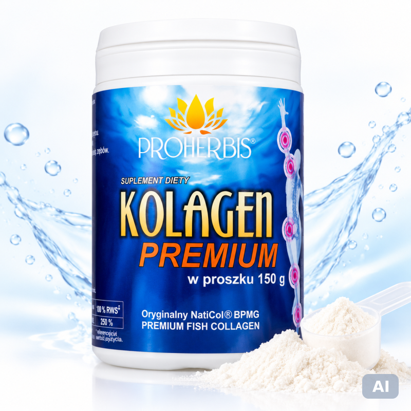 Kolagen Rybi Premium 150 g – peptydy kolagenowe | Proherbis