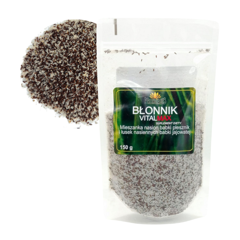 Błonnik Vitalmax 150 g – naturalna mieszanka babki płesznik i babki jajowatej