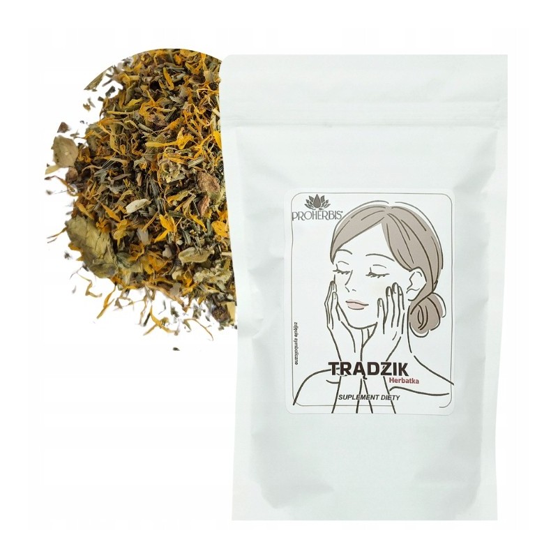 Herbatka ziołowa Na Trądzik 100g - Naturalna Mieszanka Oczyszczająca Skórę